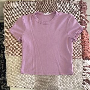 Women's Lavender Short Sleeve Tee